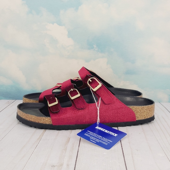Birkenstock Shoes Birkenstock Florida Sandals Velvet Size 39 Poshmark